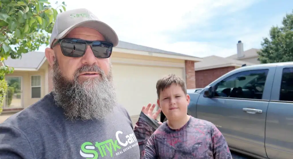 Stryker and Cameron at a property