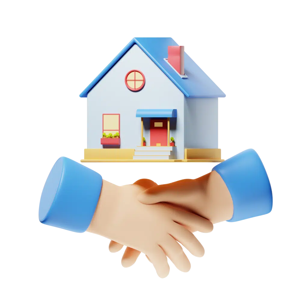 Two people shaking hands icon