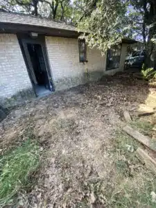 Yard of a Fort Worth Home
