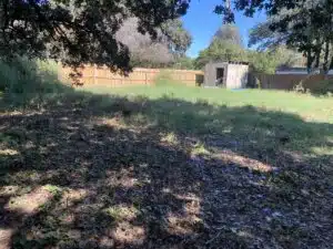 Yard of a Texas Home in Fort Worth