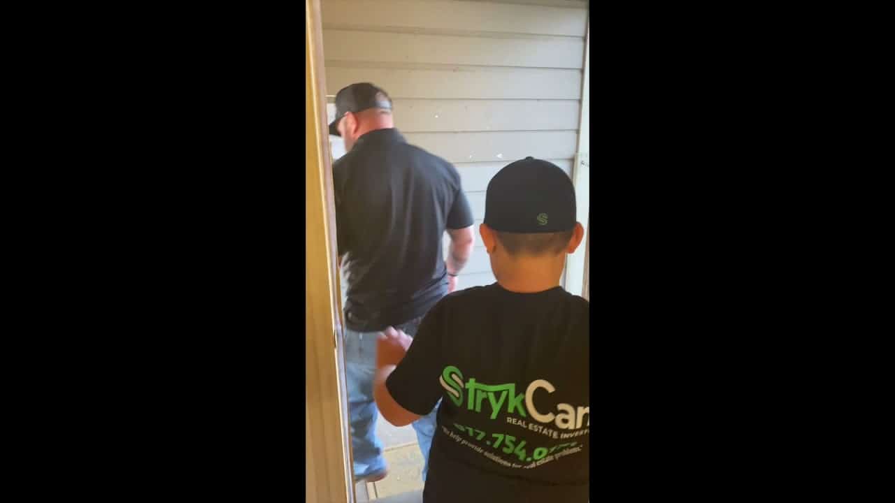 Stryker and Cameron walking